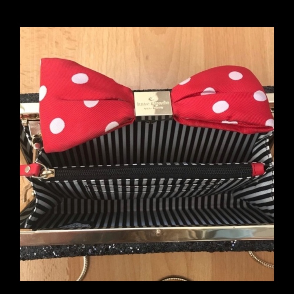 Kate Spade Minnie Mouse Clutch New